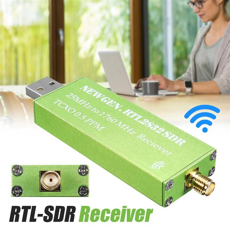 USB адаптер RTL-SDR RTL2832U + R820T2 + 1Ppm TCXO ТВ тюнер приемник Беспроводной адаптер Поддержка прямой доставки