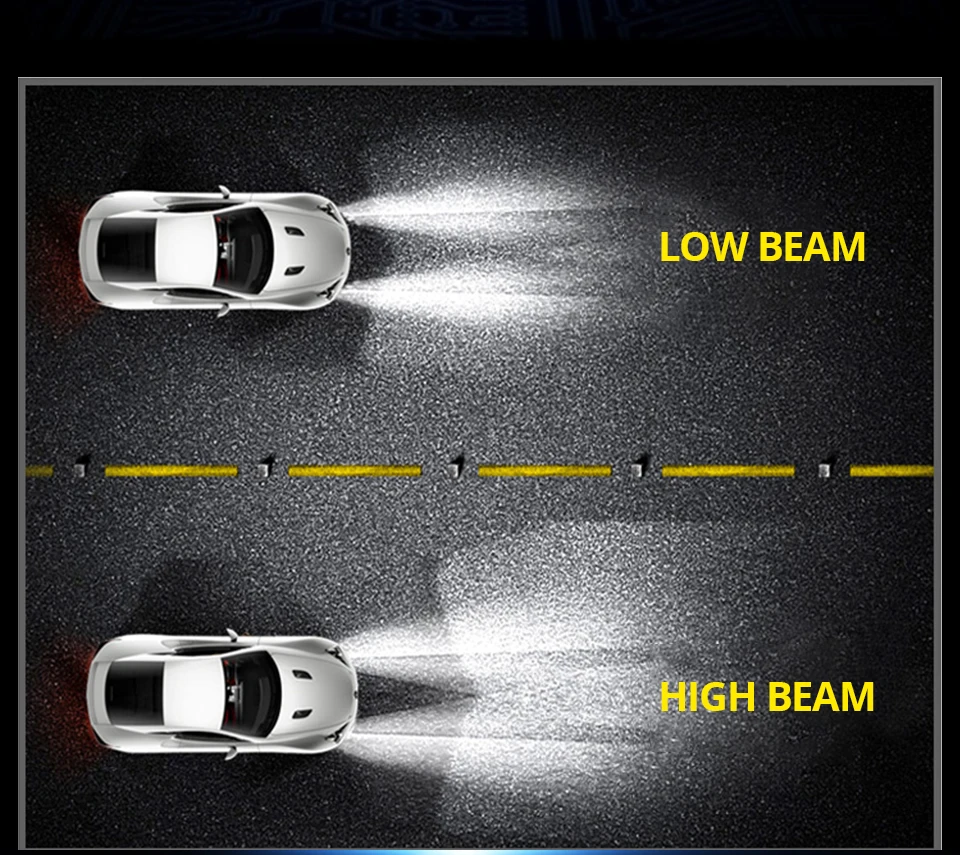 MeeToo H1 LED Fanless 9005 9006 Car Fog Lamp 12V 6500K COB Chip H3 Led Light Bulbs For Cars 5000Lm 50W H11 H9 H8 Luces Led Coche (5)