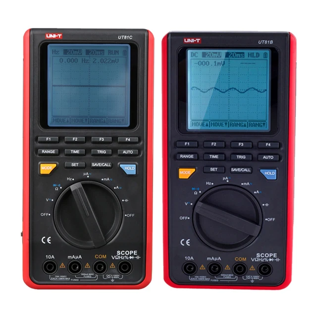 UNI-T UT81B UT81C ЖК-дисплей Ручной цифровой мультиметр w/USB/ЖК-дисплей метр тестер