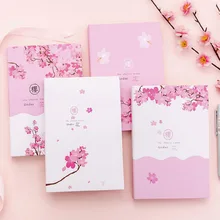 Japanese Cute Stationery sakura100Pages Pages Notebook Journal DIY Personal Diary Note Book цена Japanese Cute Stationery sakura100Pages Pages Notebook Journal DIY Personal Diary Note Book цены онлайн