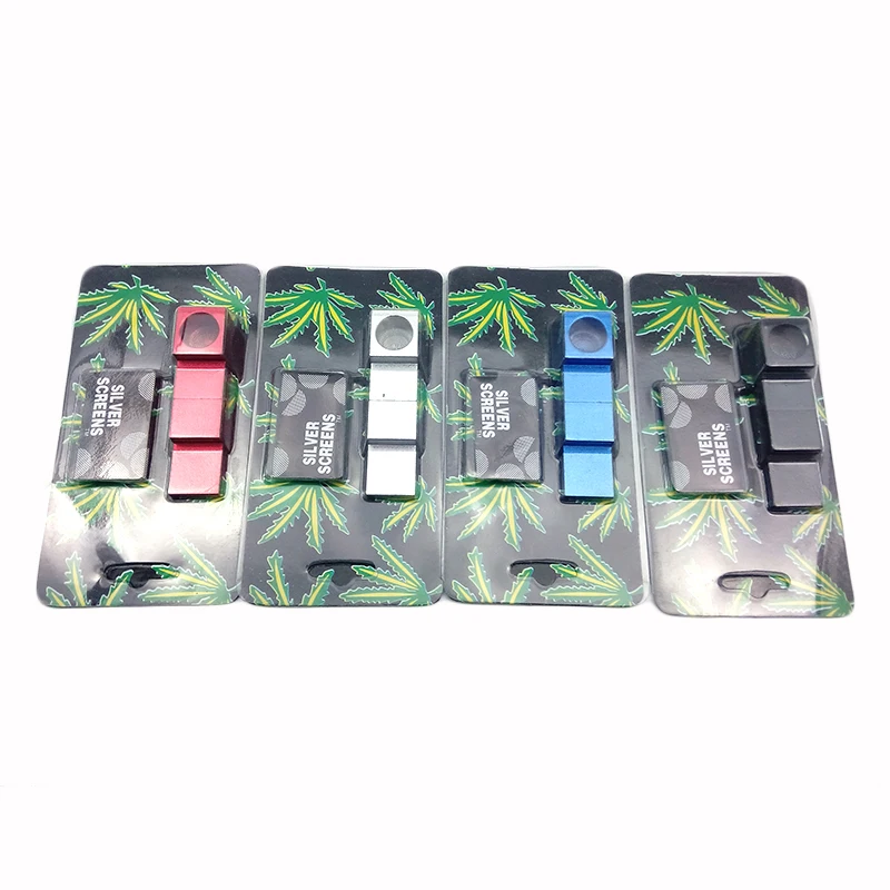 

High-grade Quality Metal Pipe Fold Whistle Rasta Tobacco Pipe Smoking Pipes Filter Mesh Mill Smoke Narguile