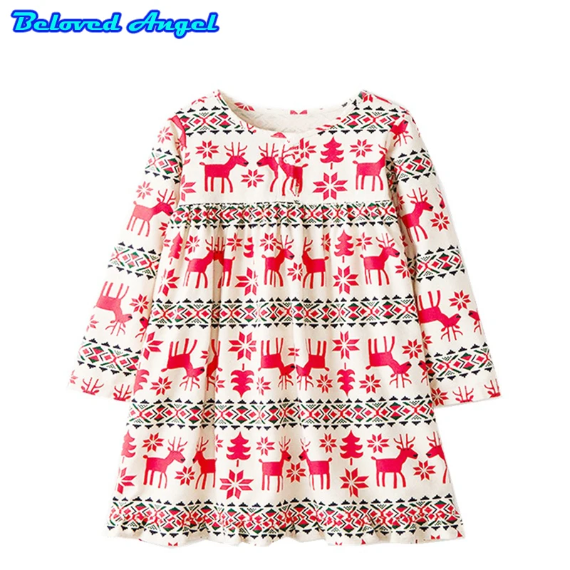 

Princess Kids Dresses For Girls Dress Party Children Clothes 2019 New Year Toddler Baby Girl Vestidos Unicorn Print Costume 1-6T