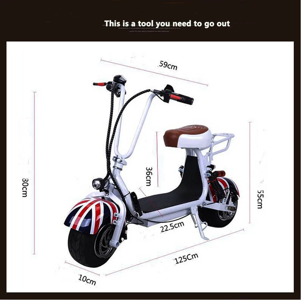 Discount Fast-folding/ motorcycle Electric scooter Scooter Folding Type Mini electric car Folding Bike Electric Bicycle 5