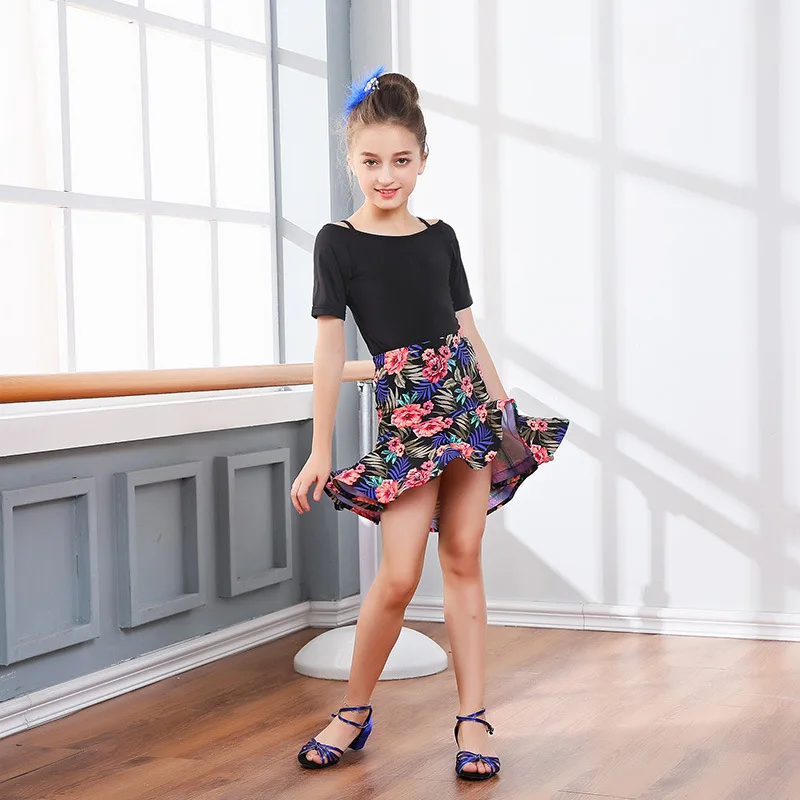 New Arrival Children Latin Dance Suit Girls Rumba Qiaqia Dancing Wear