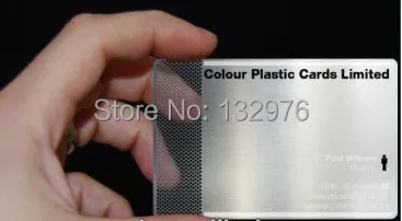 Изготовленные на заказ металлические визитные карточки и анодированные алюминиевые карты; Выгравированные визитные карточки