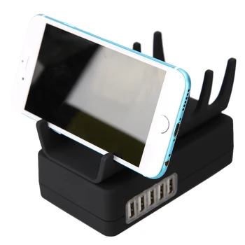 

Multi USB Charger 60W 12A Intelligent 10 Ports Smart Charging Station Fast Charging Adapter Travel Wall Charger US Plug