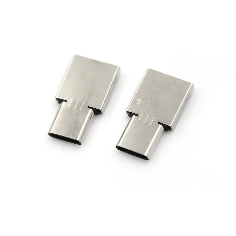2 шт. USB 3,1 type-C разъем типа C штекер USB OTG адаптер конвертер для планшет телефон Android флэш-накопитель U диск