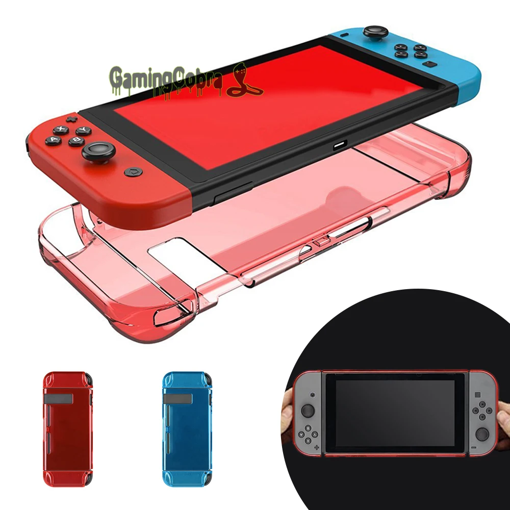 Anti Scratch Hard Plastic Crystal Case Cover Back for Nintendo Switch