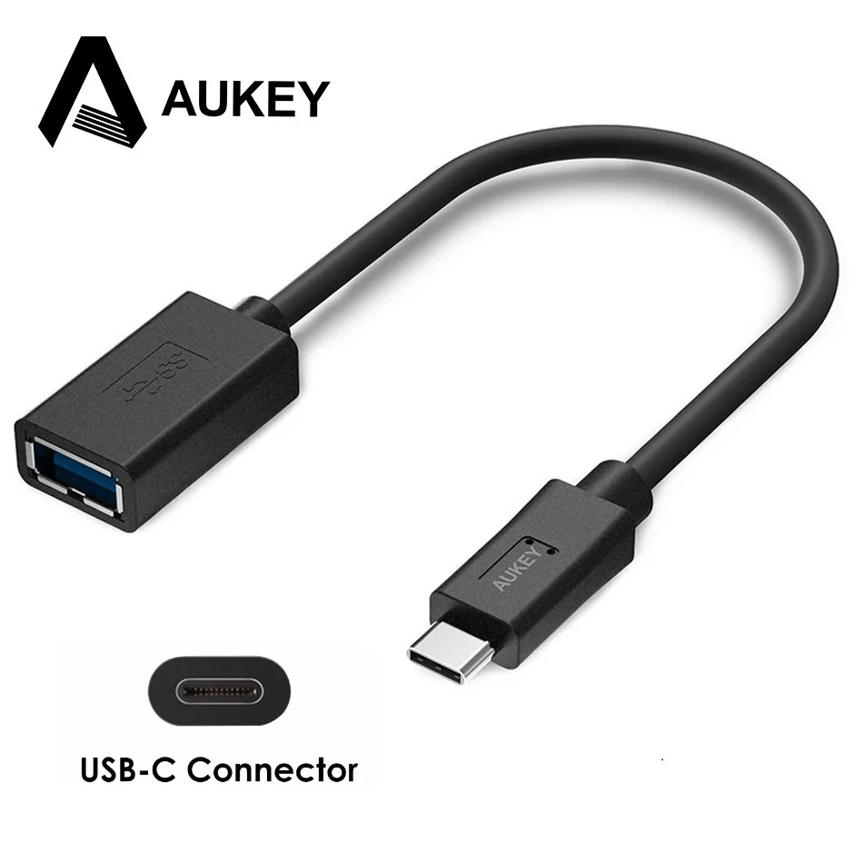 Aukey Usb Type C To Usb 3 0 Adapter For Usb Otg Cable For Macbook