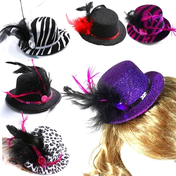 

Fun hair clip top hat 50% off for 3pcs wedding favor bride bridesmaid birthday baby shower disco fashion event party supplies