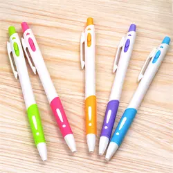 Прямой пластиковый карамельный цвет движущийся восклицательный шариковая ручка обучающее оборудование для офисных принадлежностей для