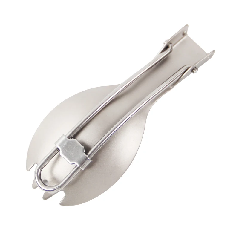 2016 OEM New Mode Keith Ti5301 Titanium Folded Spoon outdoor And Camping Table Cooking Ware Set Best Price 