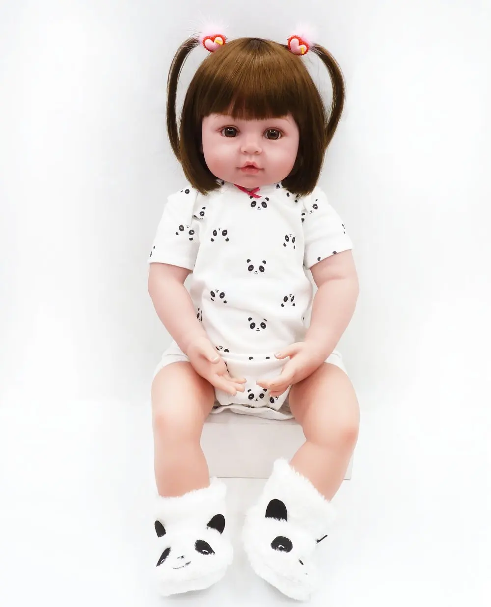 60 см девочка bebe мягкие силиконовые куклы Reborn Реалистичная новорожденная девочка для продажи Реалистичная кукла baby Alive дети Playmate игрушка