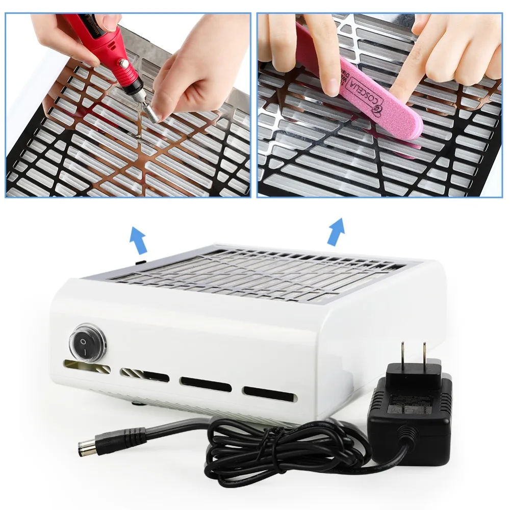 

40W Nail Suction Dust Collector Manicure Set Vacuum Cleaner For Manicure Machine Nail Art Tools For Nails Tools Dust Fan Tools