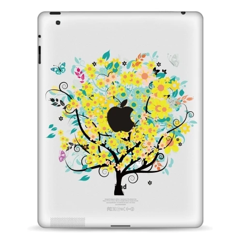 GOOYIYO-Tablet частичный стикер, Виниловая наклейка, цветная кожа, простой дизайн, рисунок с деревом для iPad Air Pro 9,7 Mini 12345 7,9