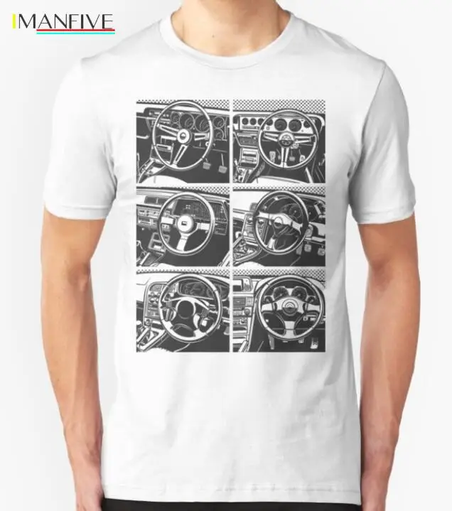 

2019 New Arrival Men'S Fashion Skyline GTR Interior Evolution SKYLINE R32 R33 R34 R35 Motor Engine Turbo T SHIRT