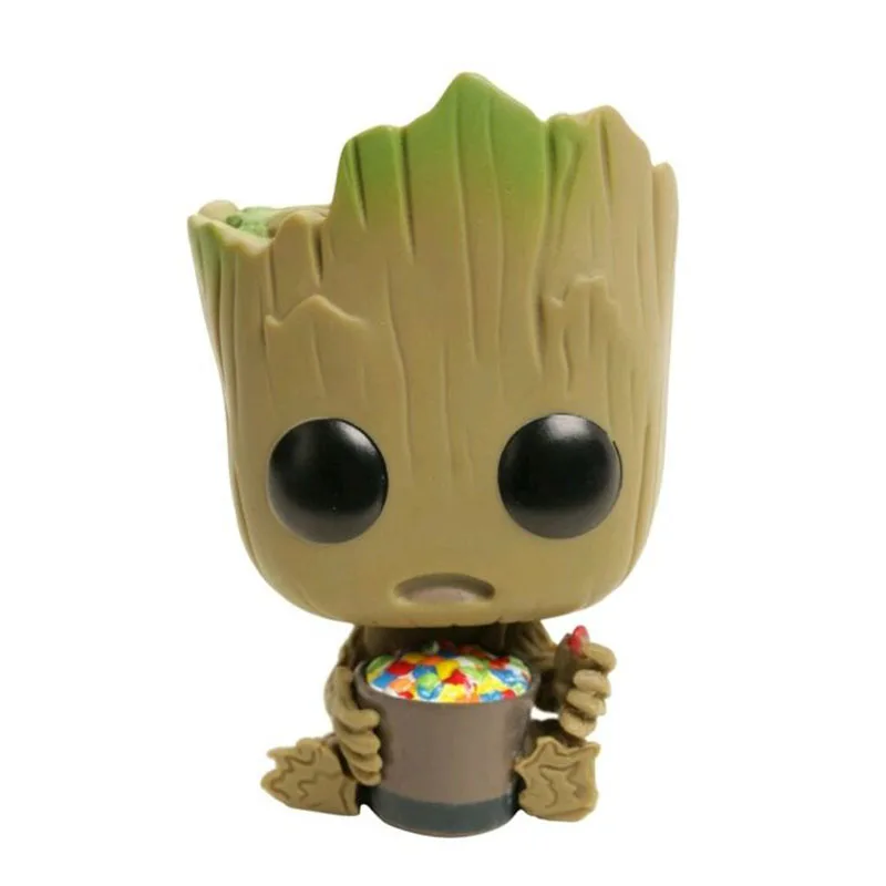 no retail box FUNKO POP Guardians of the Galaxy Candy Groots виниловая кукла Marvel Экшн фигурки Коллекция Модель украшение автомобиля фигурка игрушки подарок - Цвет: no retail box