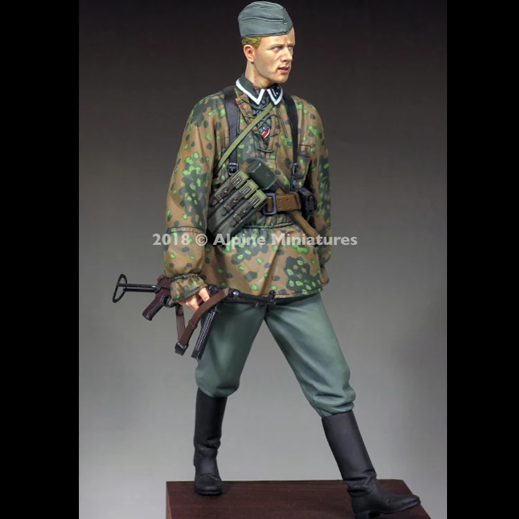 1/16 масштаб неокрашенные Смолы Рисунок Grenadier NCO GK фигура | Игрушки и хобби