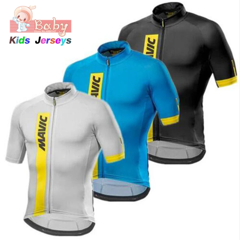 

2019 Mavic Cycling Jersey Kids Cycling Clothing Racing Sport Bike Jersey Tops Cycling Wear Short Sleeves Maillot Ropa Ciclismo