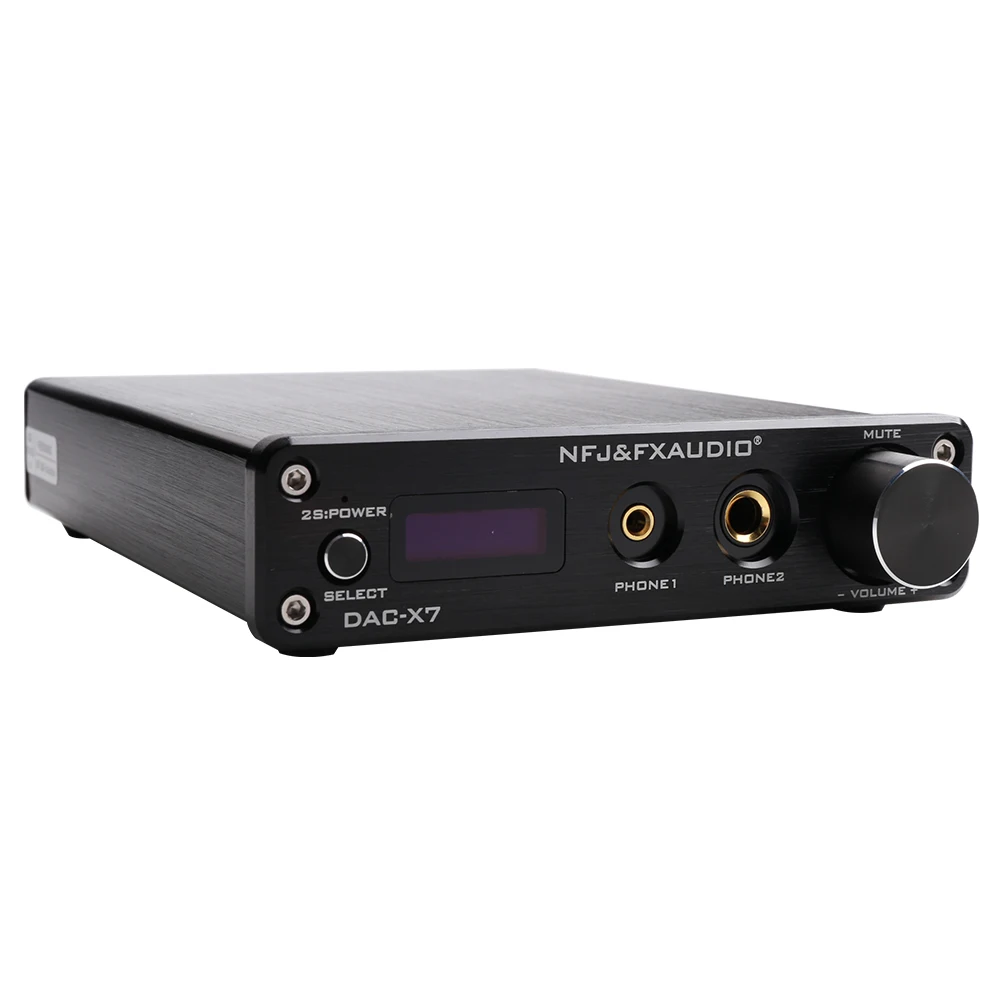 FX-AUDIO DAC-X7 XMOS AK4490EQ USB DAC Decoder HiFi Audio Headphone Amplifier DSD256 OPA2604 TPA6120 USB / optical / coaxial/AUX
