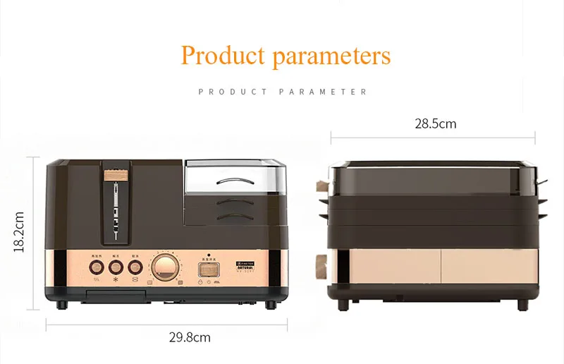 3 в 1 машина для завтрака, кухонные инструменты, тосты, печь, автоматическая Бытовая многофункциональная машина для завтрака, тосты