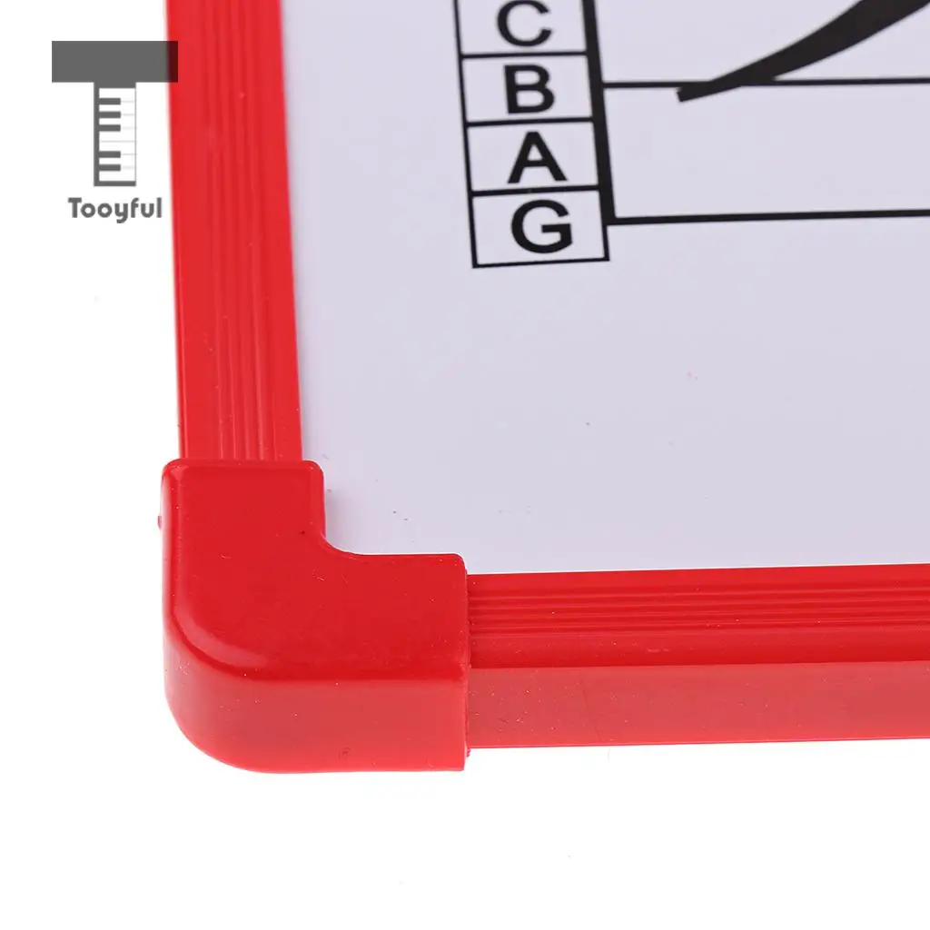 Music Notation Whiteboard Dry Erase Board with Music Staff Magnet for Meeting School Teaching