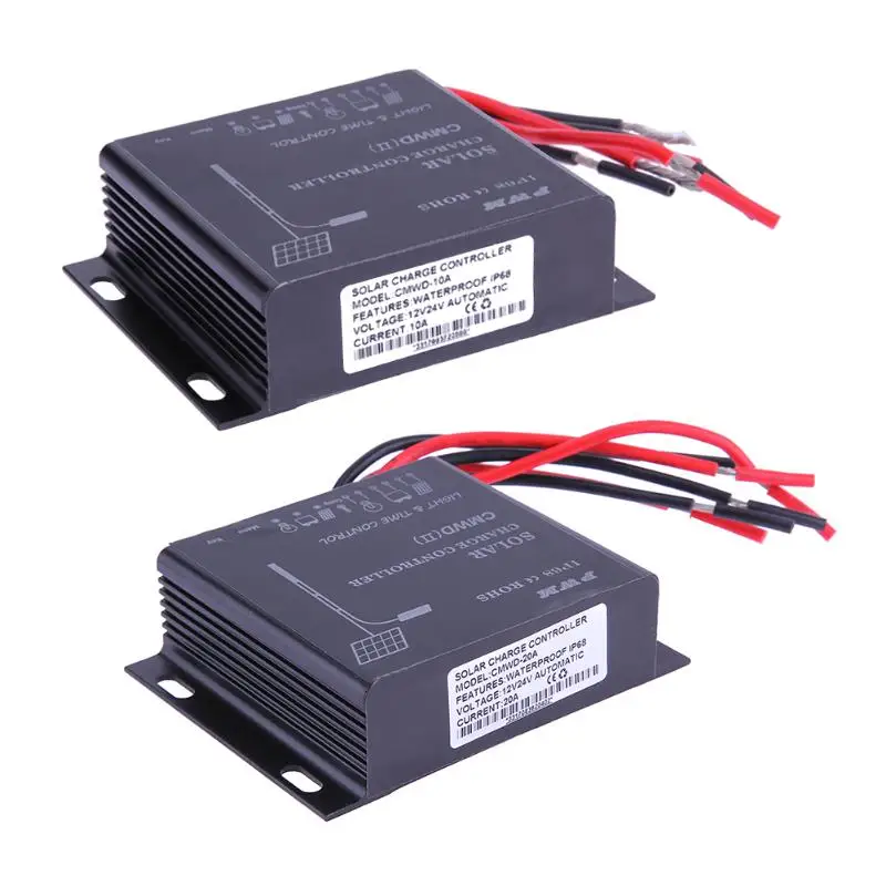 

Solar Charge Controller 20A 10A Voltage Regulator PWM Solar Charge Controller 12V 24V LCD USB 5V Solar Regulator