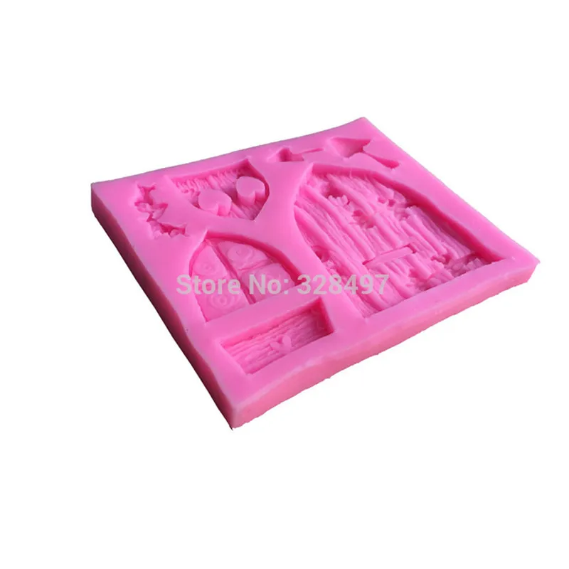 1PCS The fairy tale hut Shape For Silicone Cake Mold, Fondant Cake Tools, Jelly, Candy, Chocolate Molds G166
