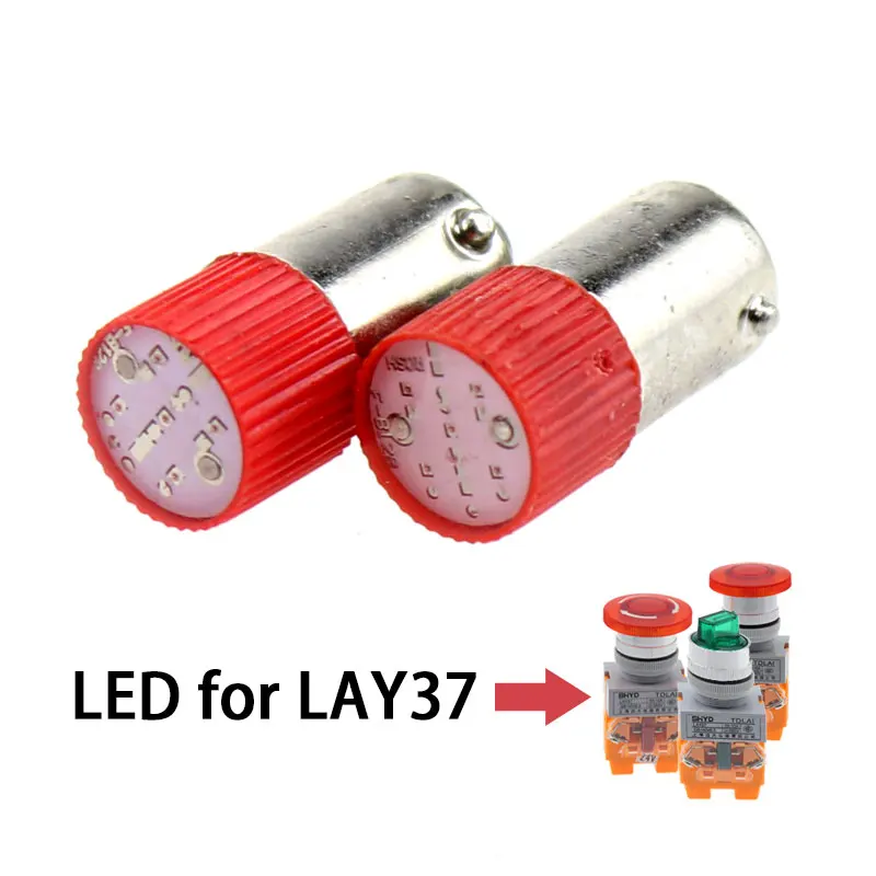 1 шт. LED для lay37 кнопочный переключатель с ligh запасной лампочкой выключателей |
