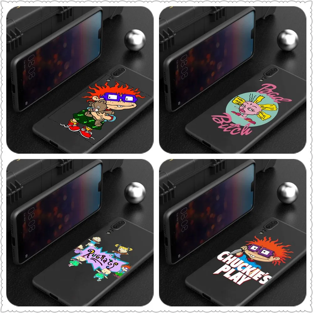 

cartoon Rugrats amine lovely TPU Patterned Case For Huawei P30 P20 P10 Mate10 20 Honor 9 10 case cover