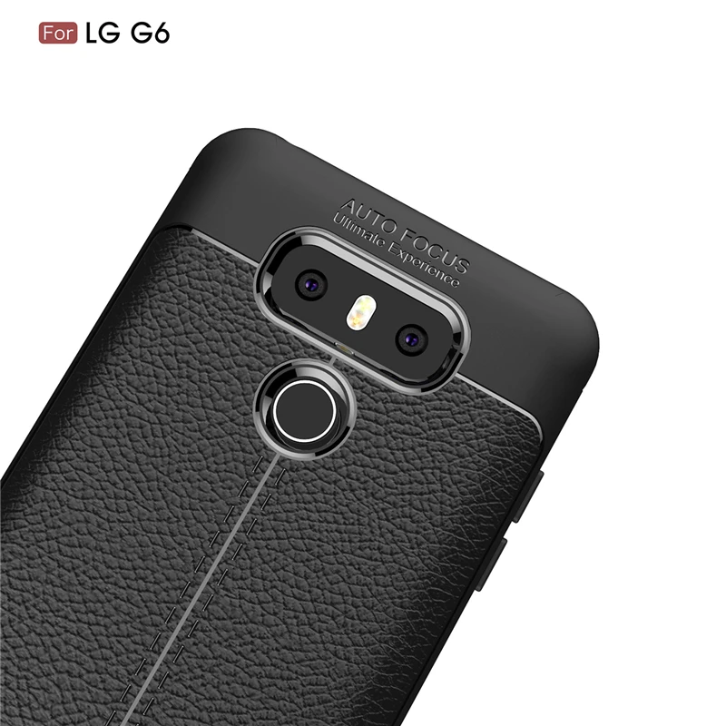 For LG G6 Case Silicone Luxury Litchi (5)