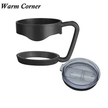 Tazas de Tapas 1 Unidades Alta Calidad 30 Oz De Acero Inoxidable Con Aislamiento vaso Taza Mango Taza + Tapa Con Cierre Deslizante Envío Libre Noviembre 29