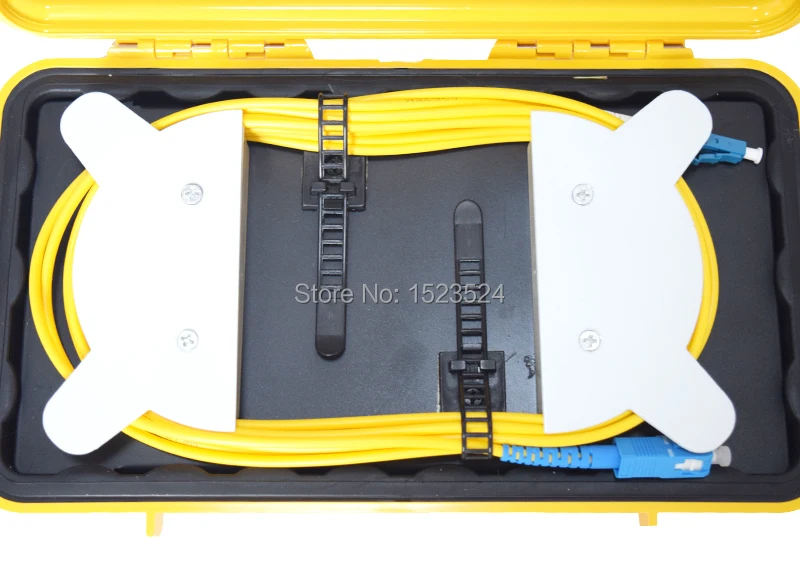 OTDR Dead Zone Eliminator SC/UPC-LC/UPC,Fiber Rings,Fiber Optic OTDR Launch Cable Box 1km SM 1310/1550nm