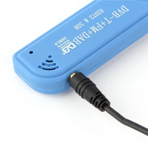 USB 2,0 цифровой DVB-T SDR+ DAB+ FM HD ТВ тюнер вставляемый приемник RTL2832U+ R820T2 Прямая
