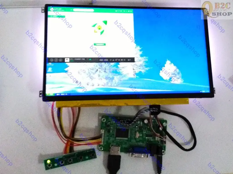 HDMI VGA ЖК-контроллер плата монитор EDP светодиодный драйвер комплект для N156BGE-E42 1366X768