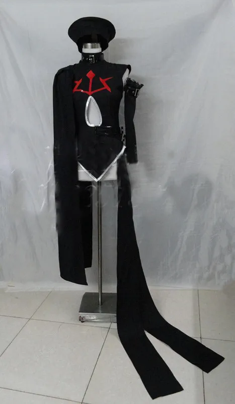 Code Geass CC женский черный костюм для косплэя Code Geass Косплэй костюм со шляпой и перчатки
