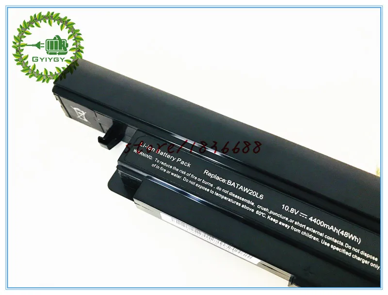 Gyiygy 10,8 V 4400 мА/ч, S43 BATAW20L6 Батарея для BenQ E43 K43 K42F K45H K48F1 K48F2 ноутбук BATAW20L62 BATAW20L61 BATBLB3L61