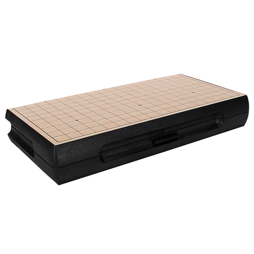 Chess Games Go Game Set Travel Go Board Game Magnetic Chess Board Game With Storage Plates For Adults and Kids