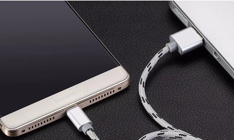 Прочный Плетеный тканевый кабель Micro USB 2A 0,25 см 1 м 2 м 3 м Быстрая зарядка кабели для передачи данных для samsung huawei Xiaom android смартфон