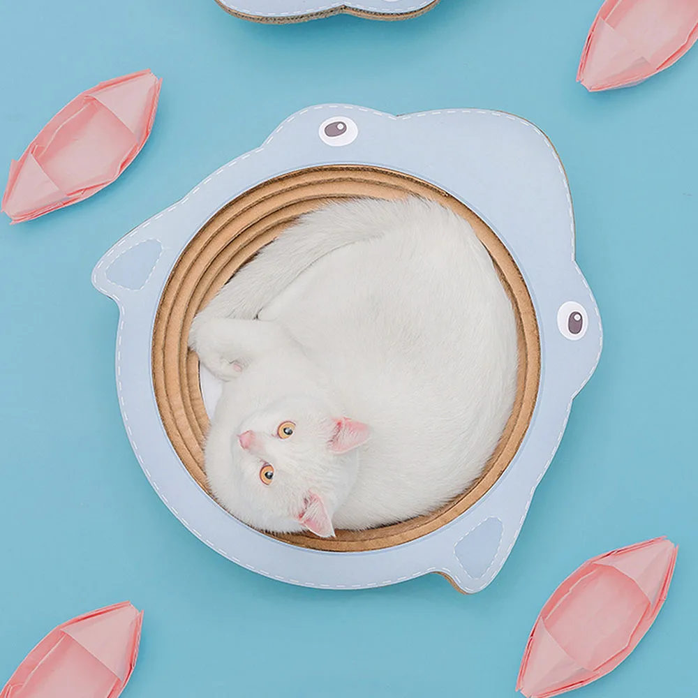 Миска форма Pet Cat Царапина доска коврик котенок диван кровать кошки интерактивные игрушки