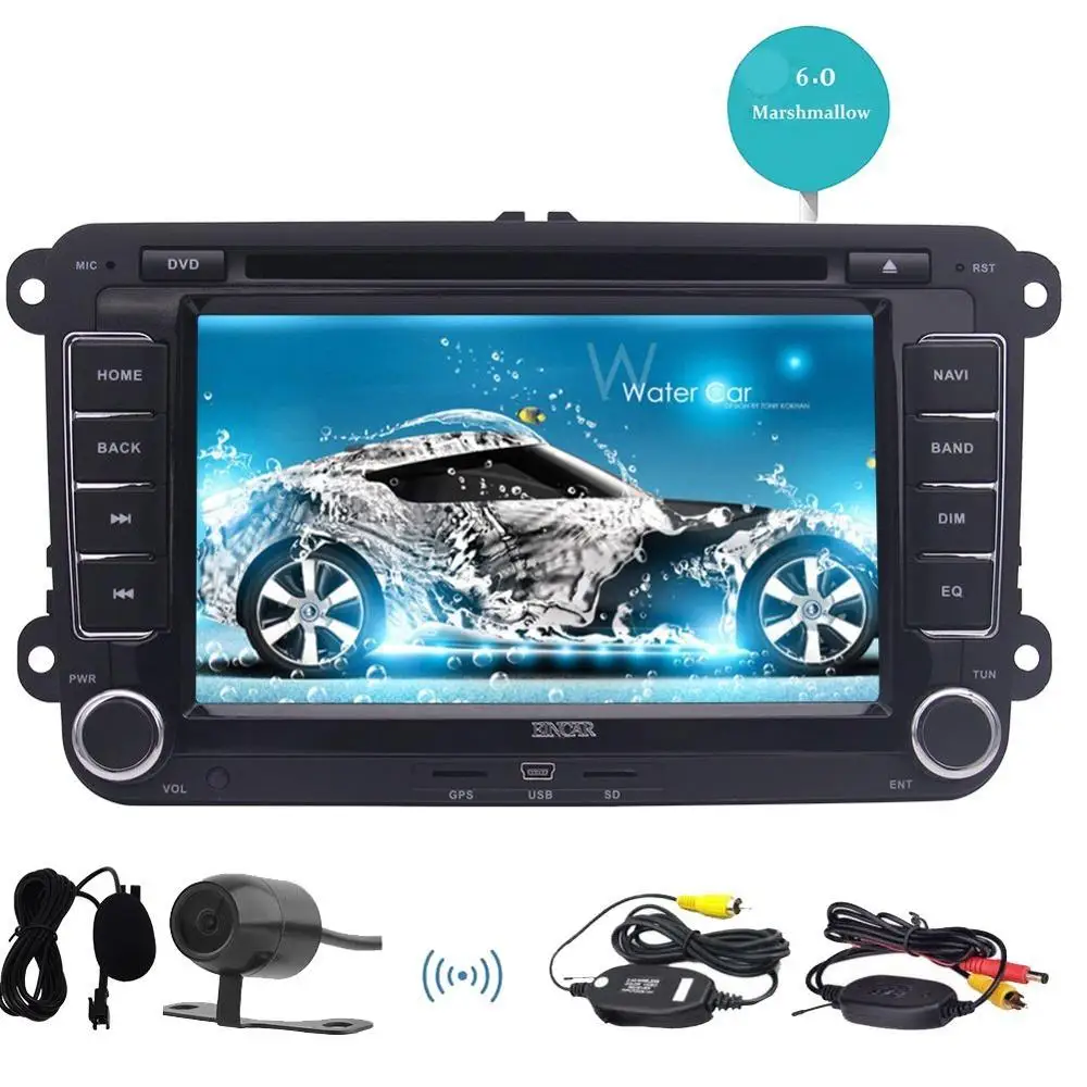 Двойной dvd проигрыватель 2 DIN 7 ''Android6.0 стерео радио gps навигация Canbus для vw skoda seat
