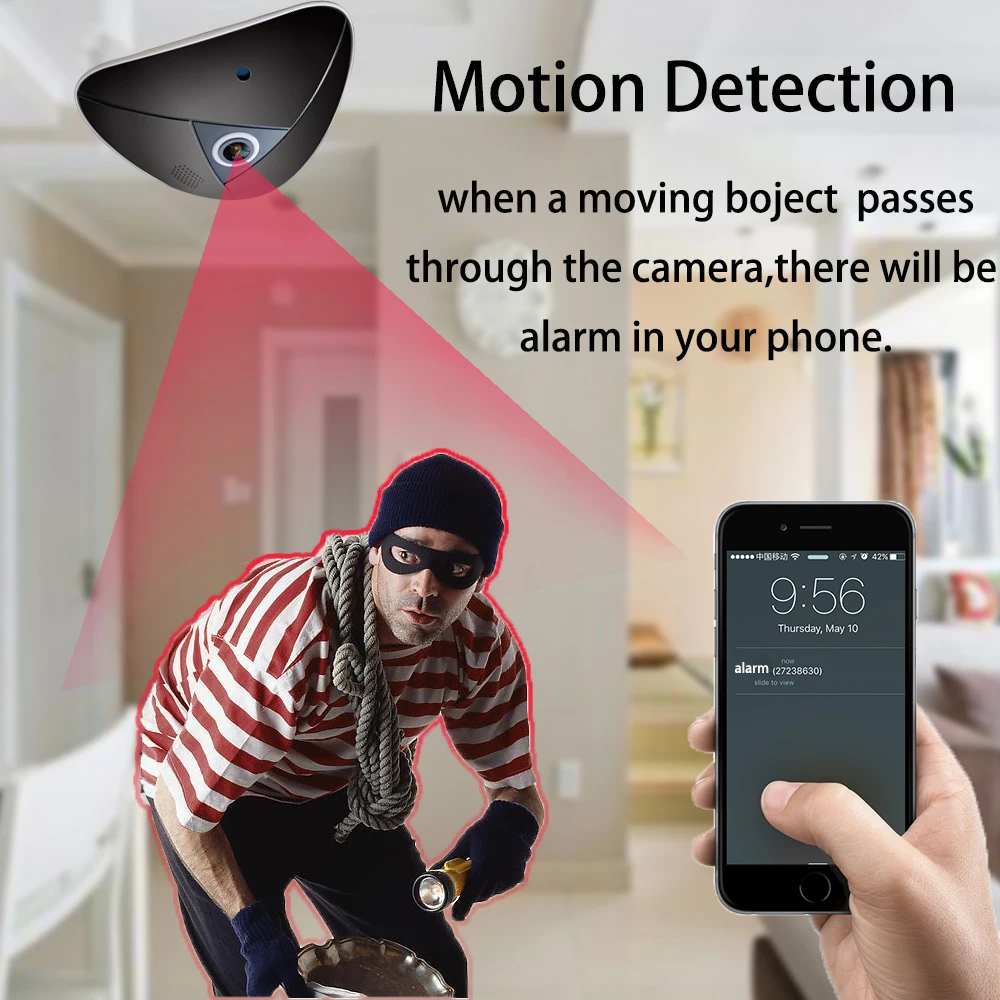  Ouertech 3MP Hd Wifi Della Macchina Fotografica Baby Monitor Intercom Semplice Connessione Senza Fi