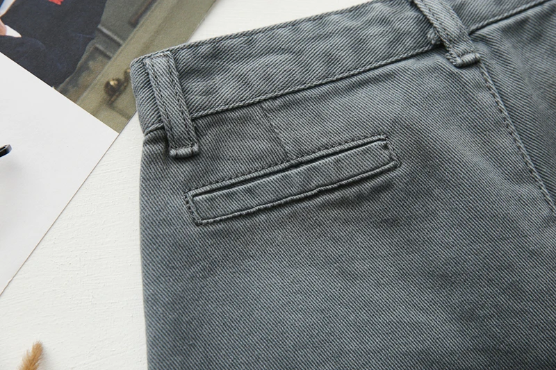 Zoki/пикантные женские джинсовые шорты с кисточками модные летние тонкие корейские шикарные брюки до щиколотки для девочек черные джинсы