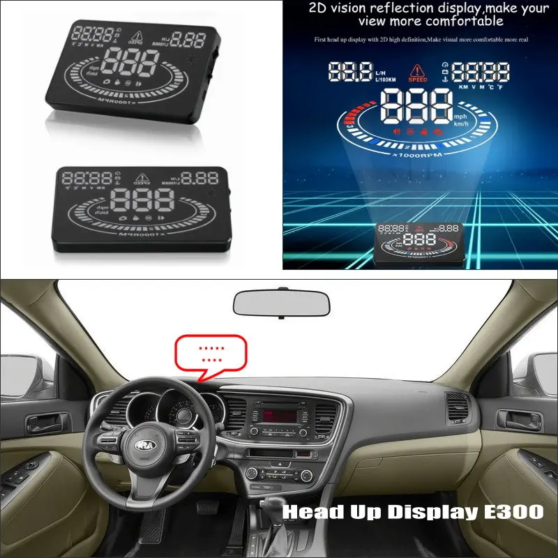 

Liislee For Kia Optima K5 2014 2015 2016 - Safe Driving Screen Display safety status on windscreen- Car HUD Head Up Display