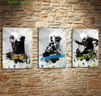 

Force Inspired Star Wars 3 Pieces Canvas Painting Print Living Room Home Decor Modern Wall Art Oil Painting Poster