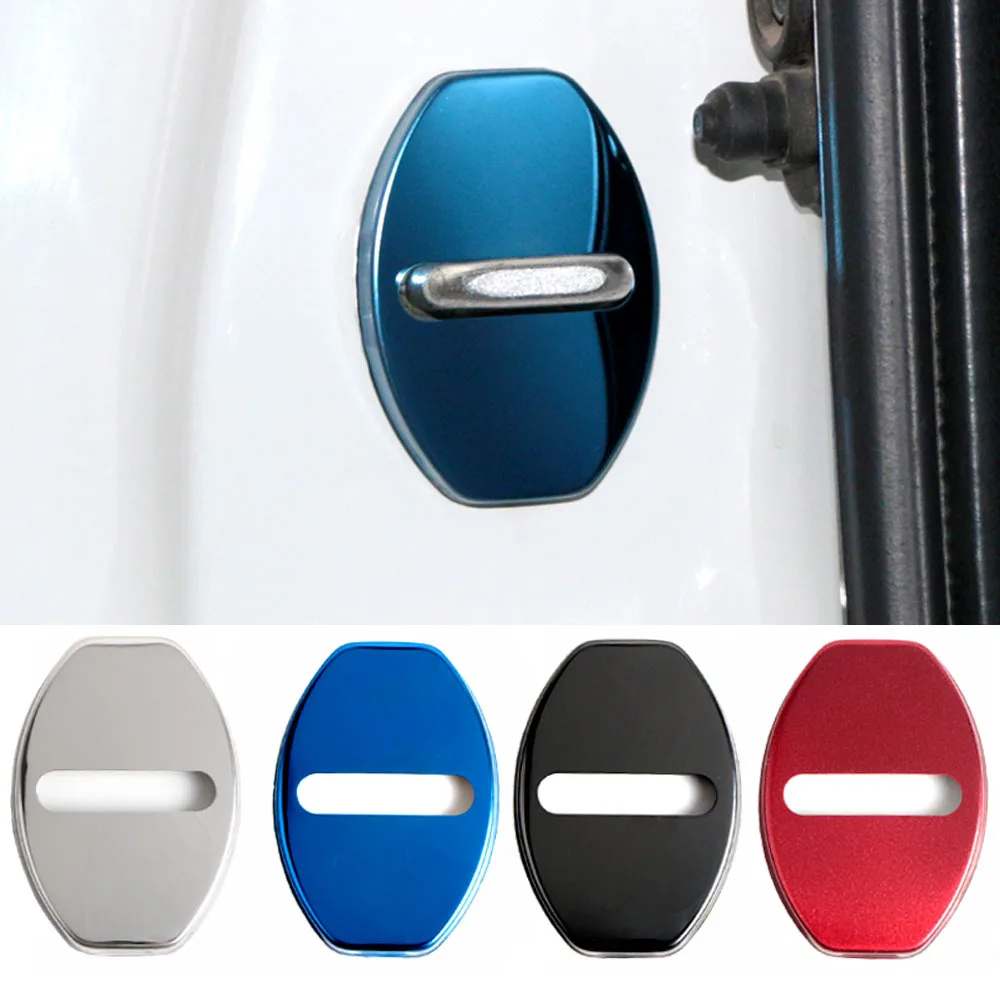 

Car styling For Volkswagen VW Golf 7 Golf 6 MK6 MK5 b4 passat Rline Accessories Stainless Steel Sticker Door lock Cover