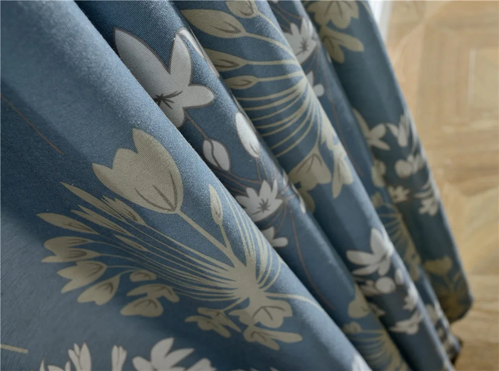 

Fresh European style shade curtain fabric