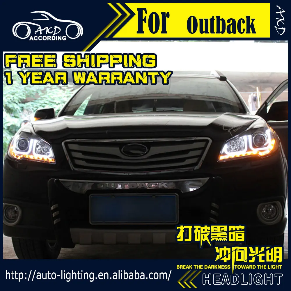 АКД стайлинга автомобилей Фара для Subaru Outback фары Legacy светодиодный DRL H7 D2H Hid