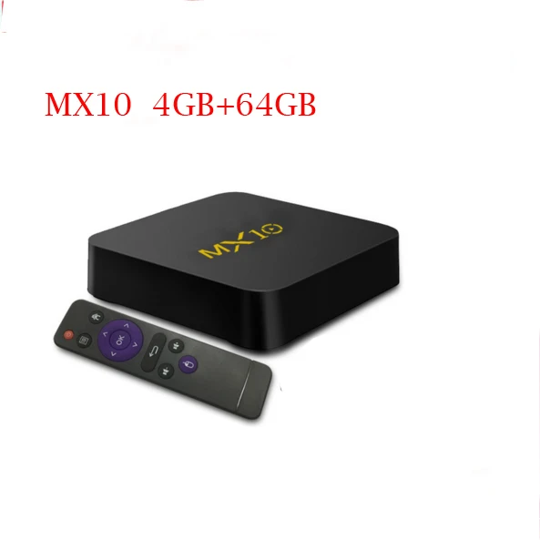 MX10 ТВ приставка Android 9,0 mx10 4 Гб DDR3 32 ГБ/64 Гб RK3328 четырехъядерный KD18.0 4K 2,4 ГГц wifi USB 3,0 - Цвет: 4G 64G ONLY