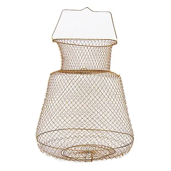Fishing Fish Keeper Net Foldable Cage Mini Mesh Creel Holder Outdoor Accessories 